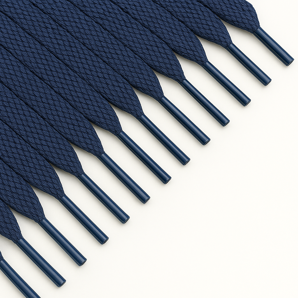 Navy Blue Shoelaces - 12 pairs