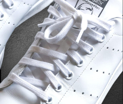 White Sneaker laces in Adidas Shoes